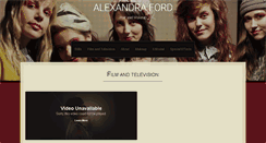 Desktop Screenshot of alexandraford.net